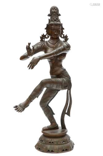 A bronze Shiva Nataraja