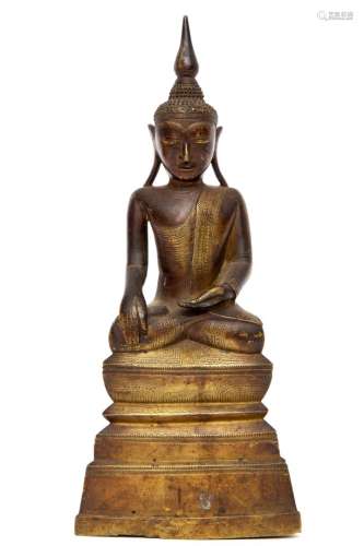 A seated Buddha
