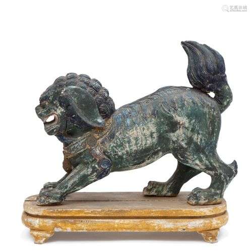 A Japansese temple lion (foo dog)
