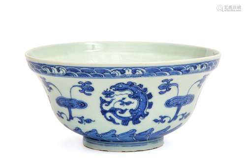 A Blue and White Bowl