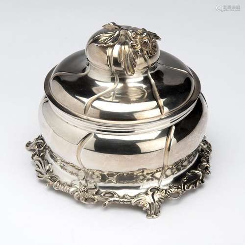 A Dutch silver tobacco jar, The Hague