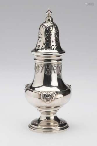 A Dutch silver caster, Amsterdam