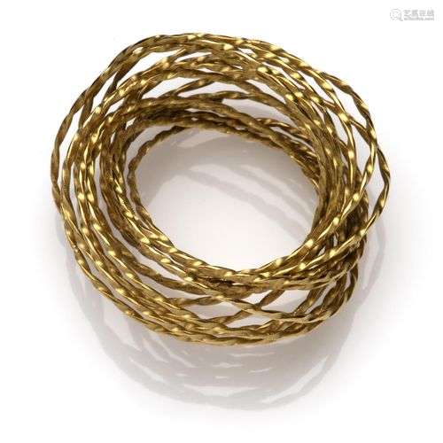 A modern gold ring, by Yasuki Hiramatsu