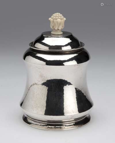 A German silver jar