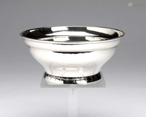 A Danisch silver bowl on foot, Georg Jensen