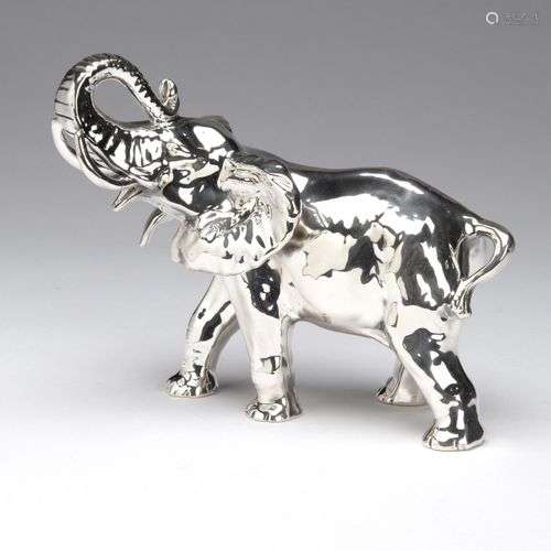 A silver elephant