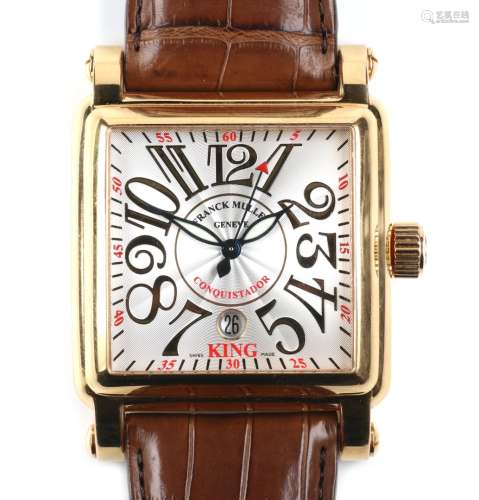 An oversized 18k gold gentlemen's automatic wristwatch with ...