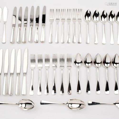 A Dutch collection of flatware