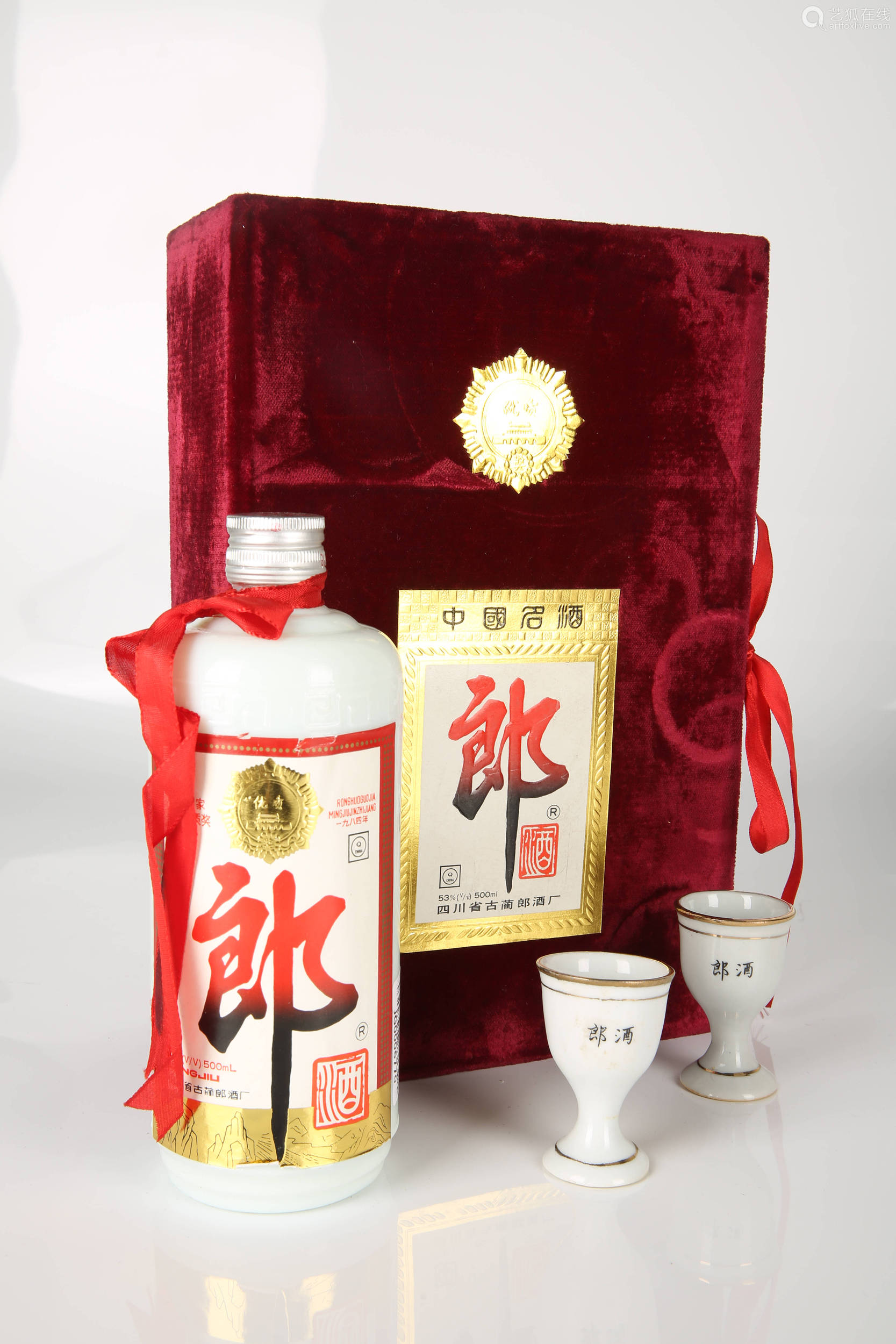 尺寸酒精度:53度 規格:500ml×6瓶拍品描述郎酒,出自四川省古藺縣二郎