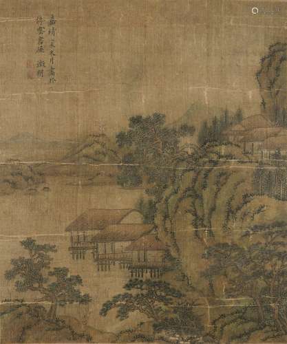 CHINESE SCHOOL, SIGNATURE OF WEN ZHENGMING 文徵明 (1470-1559...