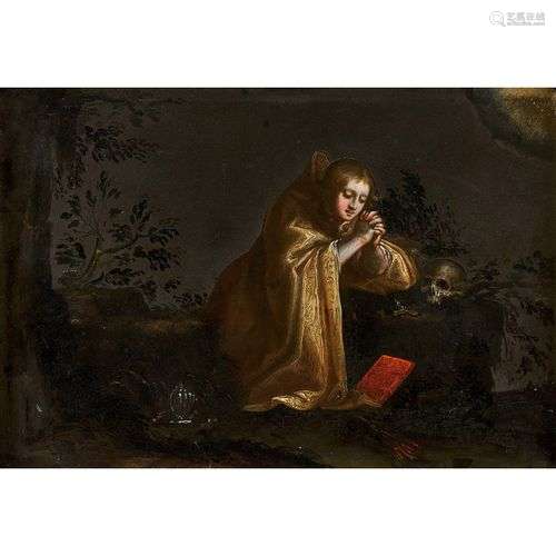 JACQUES STELLA (LYON 1596-PARIS 1657) Marie-Madeleine en pri...