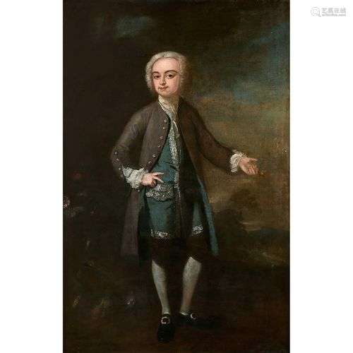 Isaac Whood (? 1689-Londres 1752)Portrait de jeune garçonToi...
