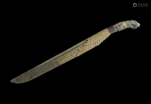 Arte Sud-Est Asiatico A Ceylon dagger Sri Lanka, 19th