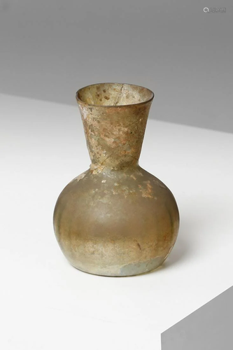 Arte Islamica A glass bottle Possibly Egypt 8th