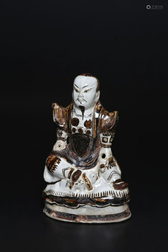 Arte Cinese A porcelain statue depicting GuandÃ¬China,