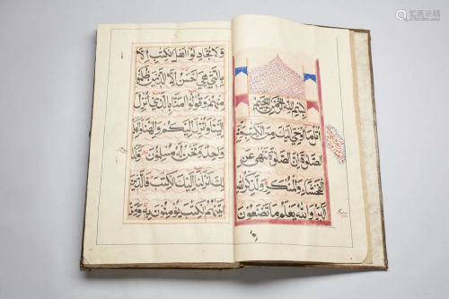 Arte Islamica A large Quran Possibly India, 20th