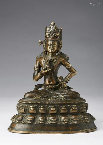 Arte Himalayana A bronze figure of Vajrasattva Tibet,