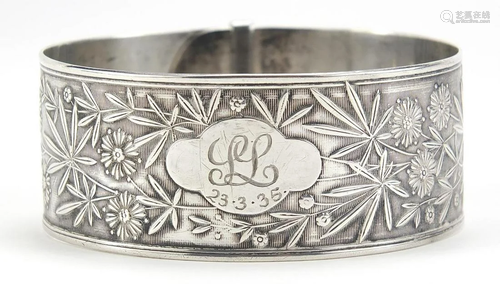 Edwardian aesthetic silver belt buckle bracelet