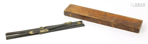 19th century folding ebony Russell's Patent no 5