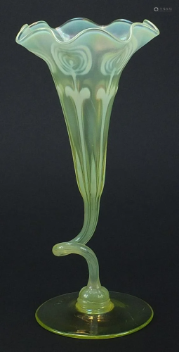Attributed to James Powell & Sons, large Art Nouveau