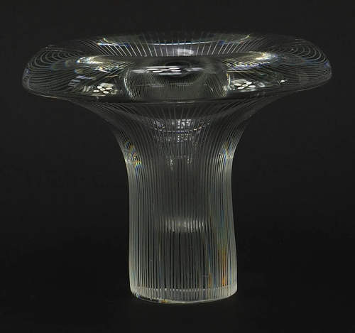 Tapio Wirkkala for Iittala, Tatti mushroom glass vase,