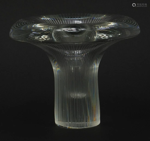 Tapio Wirkkala for Iittala, Tatti mushroom glass vase,