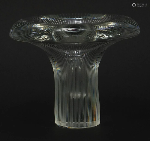 Tapio Wirkkala for Iittala, Tatti mushroom glass vase,