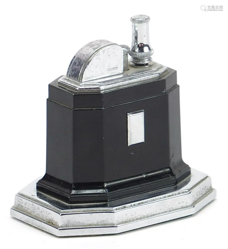 Ronson, Art Deco Touch Tip table lighter, 9cm high