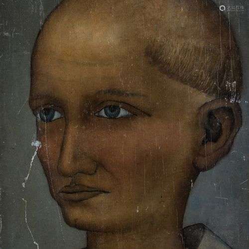 Jean MARTIN-ROCH (1905-1991) Portrait d homme Huile sur pann...