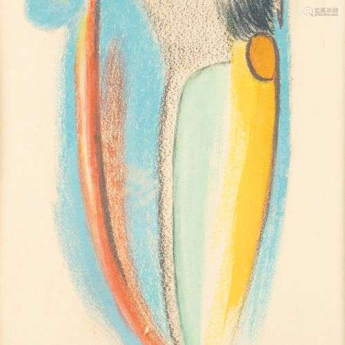 Roger LACOURIERE (1892-1966) Sans titre, 1961 Pastel et goua...