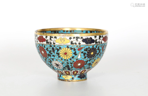 Chinese Cloisonne Bowl