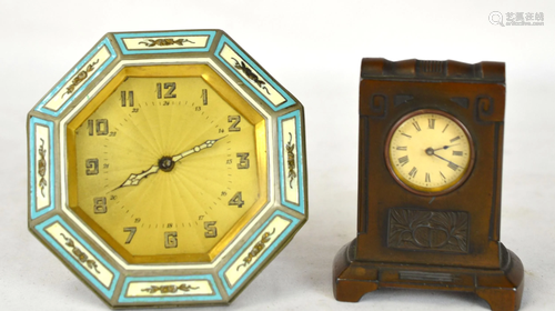 Two Table Clocks