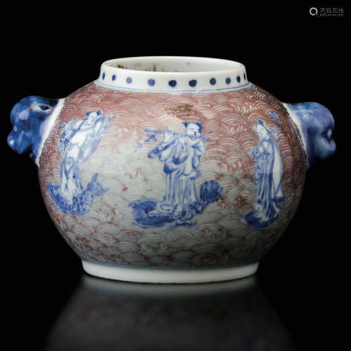 A porcelain vase, China, Qing Dynasty