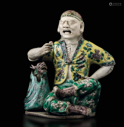 A porcelain figure, China, Qing Dynasty