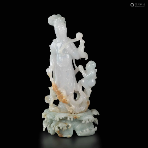 A jadeite group, China, Republic, 1900s