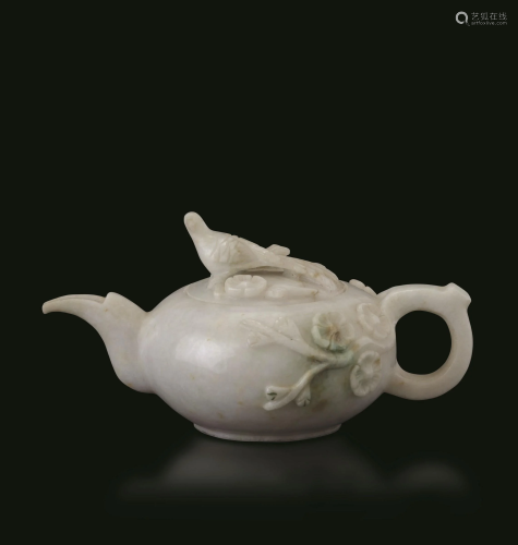 A jadeite teapot, China, early 1900s
