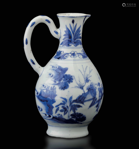 A porcelain pitcher, China, Shunzhi period