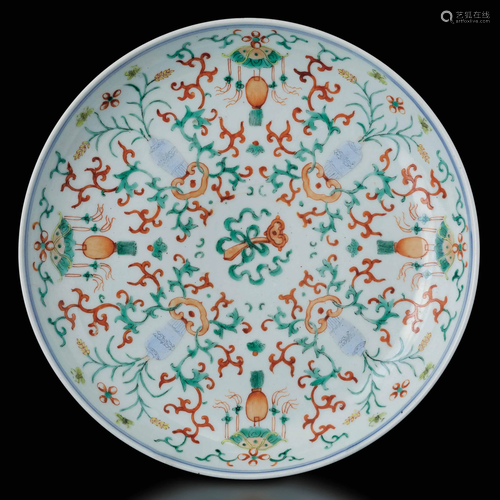 A porcelain plate, China, Jiaqing period