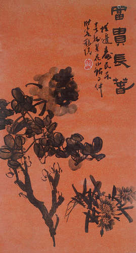 清 丁二仲 花卉