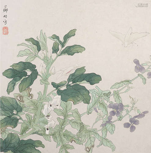 清 薌畇 花卉片