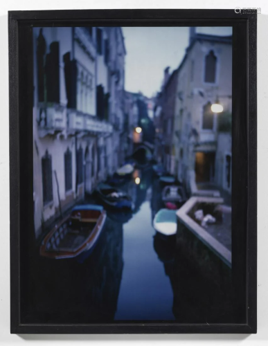 NAN GOLDIN Canal in Venice at dawn, winter.