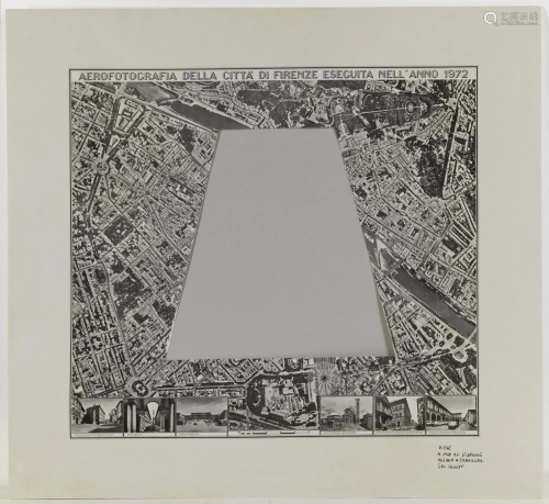 SOL LEWITT R848. A map of Florence without a trapezoid.