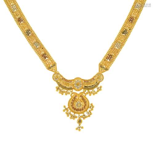 An Indian necklace,