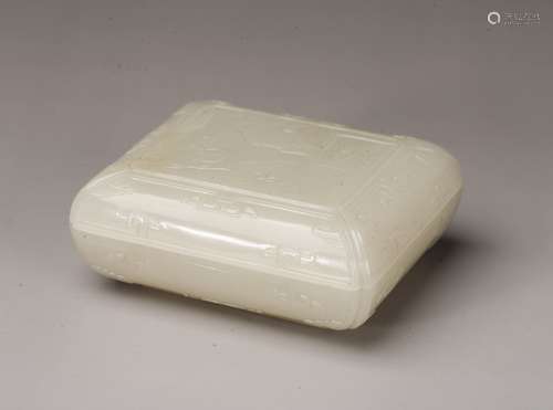 white jade box, qing dynasty, china