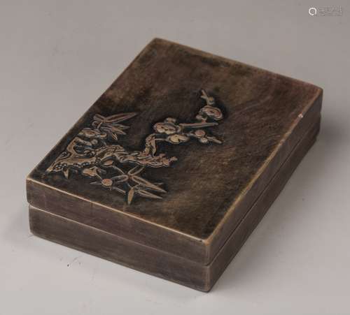 copper lid box, qing dynasty, china