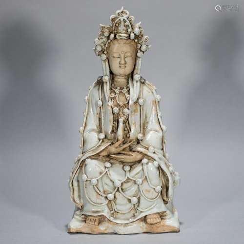 White Porcelain Guanyin Statue, Qing Dynasty, china