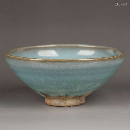 Jun ware Sky Celadon Glazed Bowl, Song dynasty