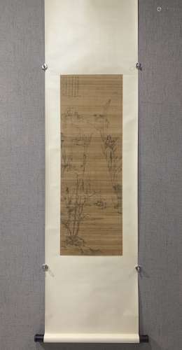 Chinese painting and calligraphy， hongren