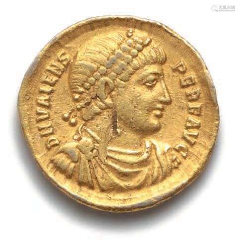 VALENS (364-378)Solidus. Antioche. 10e off. 4,42 g.Son buste...