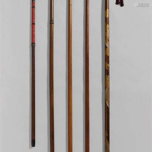 Jumonji Yari. 17ème/18ème siècle. Lame : 19,2 cm, jihada méc...